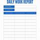 Daily Report Template