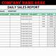 Daily Sales Record Template Excel