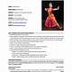 Dance Resume Template Google Docs