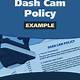 Dash Cam Policy Template