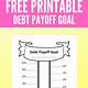 Debt Free Charts Printables