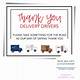 Delivery Driver Thank You Free Printable