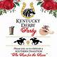 Derby Party Invitation Templates Free