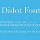 Didot Font Free