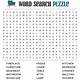 Difficult Large Print Word Search Printable