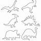 Dinosaur Stencils Printable