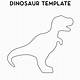 Dinosaur Template Printable