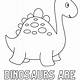 Dinosaurs Free Coloring Pages