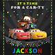 Disney Cars Invitation Template