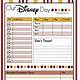 Disney Trip Planner Template