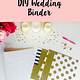 Diy Wedding Planning Binder Printables