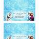 Do You Want To Build A Snowman Label Free Printable
