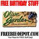 Does Olive Garden Give Free Birthday