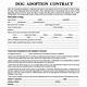 Dog Adoption Contract Template Free