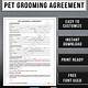 Dog Grooming Contract Template