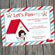 Dog Party Invitation Template
