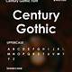 Download Century Gothic Font Free