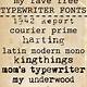 Download Free Typewriter Font