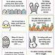 Easter Basket Hunt Clues Free Printable