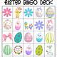 Easter Bingo Cards Free Printable