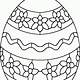 Easter Egg Colouring Templates