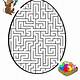 Easter Maze Free Printable