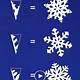 Easy Paper Snowflake Pattern Template