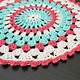 Easy Round Crochet Placemat Pattern Free