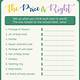 Editable Free Printable Price Is Right Game