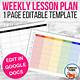 Editable Lesson Plan Template Google Docs