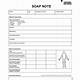 Editable Soap Note Template