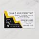 Electrical Contractor Business Card Templates