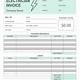 Electrical Invoice Template Free