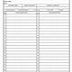 Electrical Panel Directory Template Excel