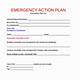 Emergency Action Plan Template Word
