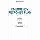 Emergency Response Policy Template