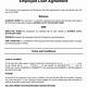 Employee Loan Agreement Template