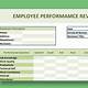 Employee Performance Log Template Excel