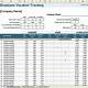 Employee Vacation Accrual Template Excel