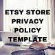 Etsy Gdpr Privacy Policy Template