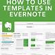 Evernote Crm Template