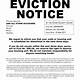 Eviction Notice Printable Free