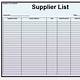 Excel Supplier List Template