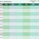 Excel Template For Daily Schedule