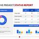 Executive Project Status Report Template Ppt