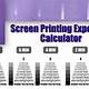 Exposure Calculator Screen Printing