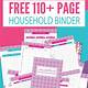 Family Binder Printable Free