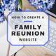 Family Reunion Website Templates