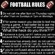 Fantasy Football Rules Template