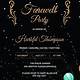 Farewell Party Invitation Template